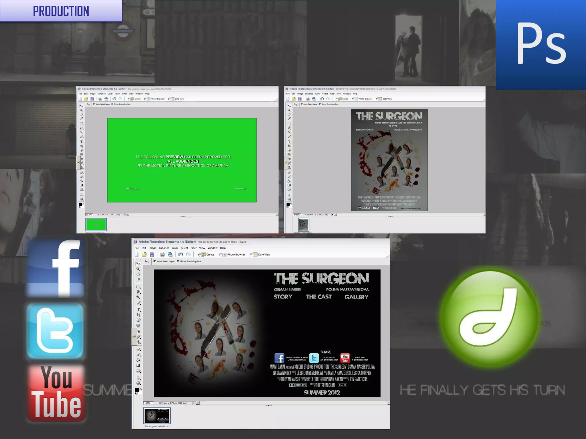 PRODUCTION

        Embedding video/music or other features onto your powerpoint or at
        least having these ready to reference in your presentation shows an
        excellent use of digital tech/ict.

        This is particularly important for Q1 (codes and conventions).




             • Debbie Onyemelukwe

         Add use of blog and embed music samples from soundcloud
 