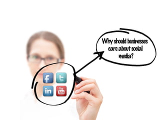 Why should businesses
 care about social
      media?
 