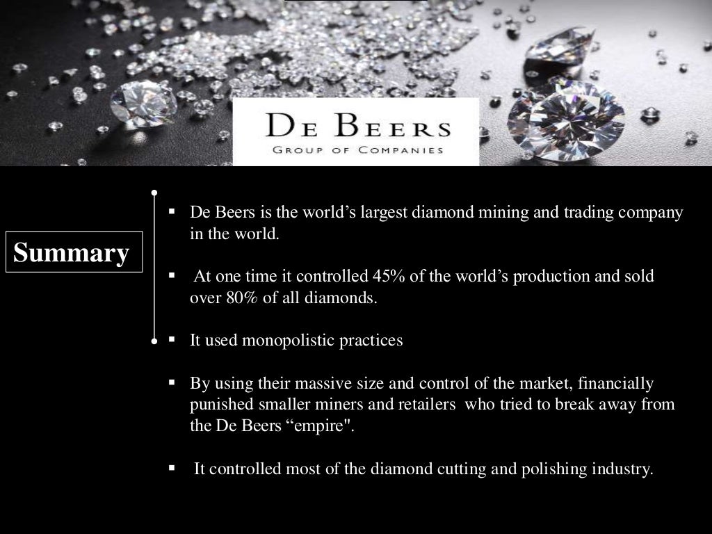De Beers Diamond Dilemma Case Study Analysis