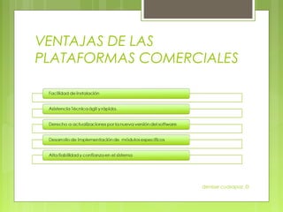 VENTAJAS DE LAS
PLATAFORMAS COMERCIALES




                  denisse cuasapaz :D
 