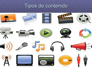 Tipos de contenido 