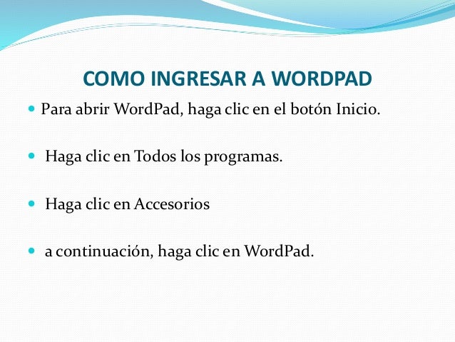 WORDPAD