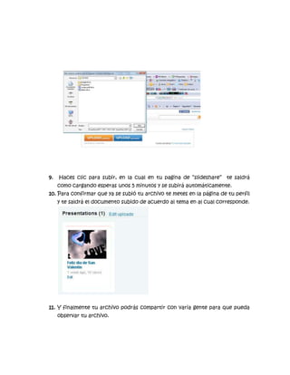 Pasos para subir archivos