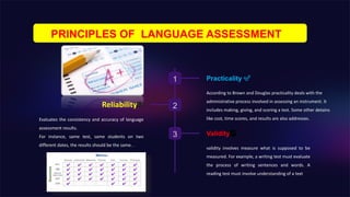 Principles of language assessment | PPT