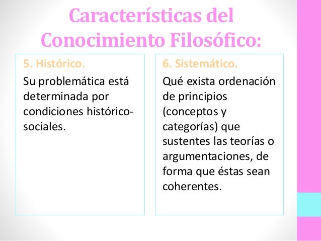 CONOCIMIENTO FILOSÓFICO