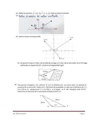 Deber de vectores | DOCX