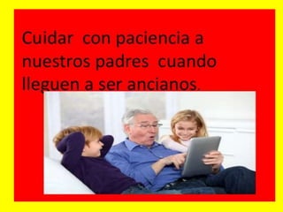 Deberes de los hijos