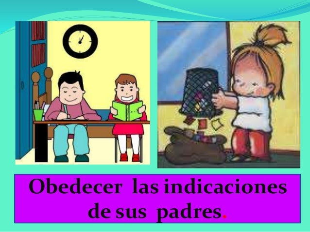 Deberes de los hijos 1er grado