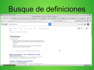 Busque de definiciones