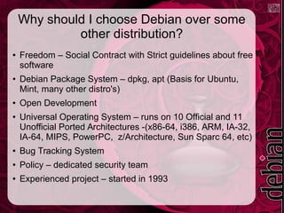 Debian Gnu/Linux - The most important Free Software distrubution? | PDF