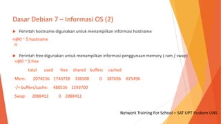Materi Training Basic Linux - Debian 7 | PPTX