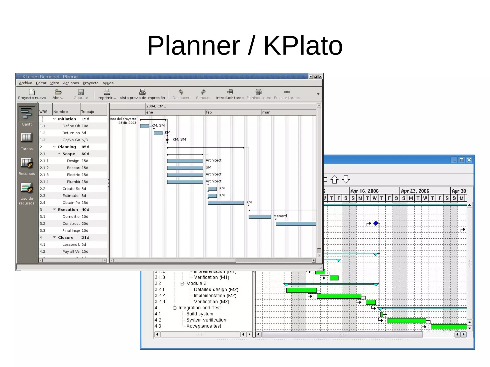 Planner / KPlato
 