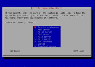 Debian installation screenshots | PDF