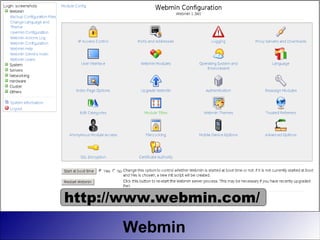 http://www.webmin.com/

      Webmin
 