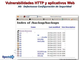 Vulnerabilidades HTTP y aplicativos WebVulnerabilidades HTTP y aplicativos Web
© Jhon Jairo Hernández Hernández
 