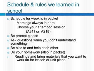 What target goals should we have so we’ll know when we’ve attained them and been successful?