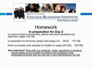 Why is college- and career-readiness important?For the Young PeopleThey will have a better shot at success and promotion in a career.They will be more likely to succeed in a postsecondary educational setting & graduate.They will be more likely to earn a living wage and be competitive for advancement.
