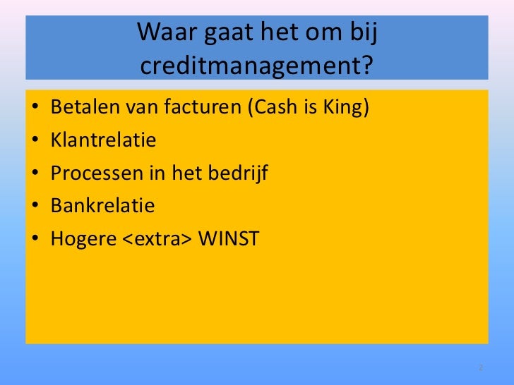 Debiteuren Zijn Klanten