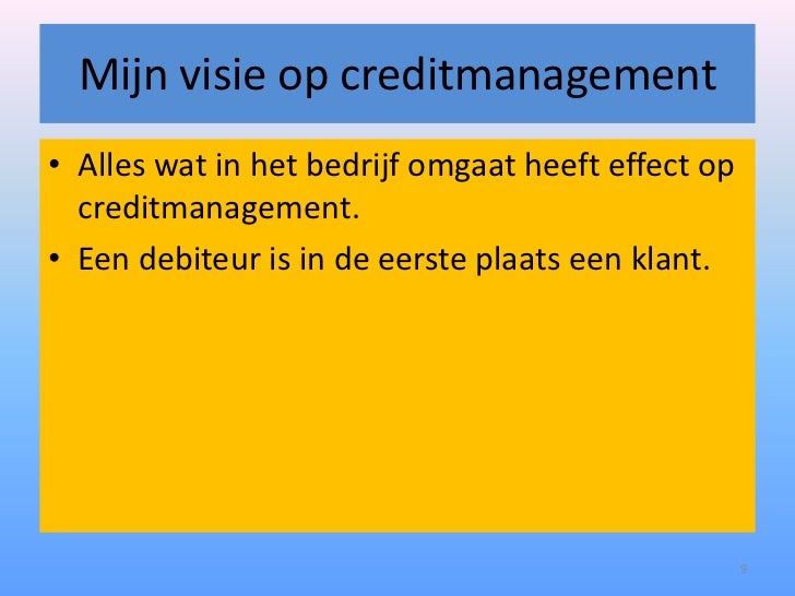 Debiteuren Zijn Klanten