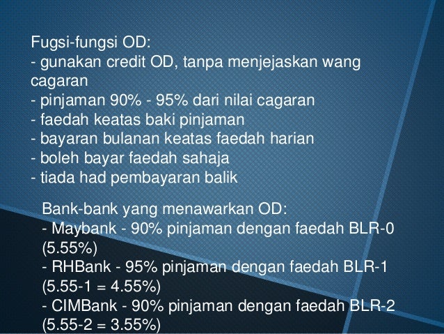 Debit Terus Overdraft Pajakan Group 1