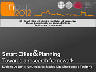 De Bonis - Input2012