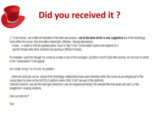 Did you received it ?
 