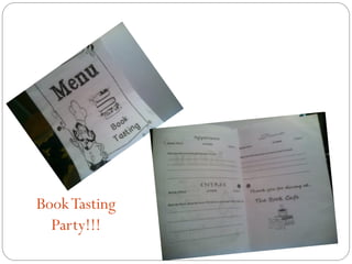 BookTasting
Party!!!
 