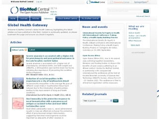 The latest open access research on global health issues 