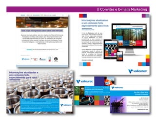 || Convites e E-mails Marketing
 