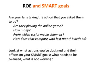 Know what you want to measurehttp://idealware.org/facebook_survey