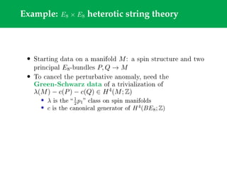 Anomaly cancellation in string theory using homotopy theory | PDF