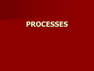 PROCESSES
 