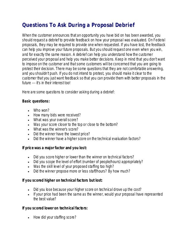 Debriefing example image