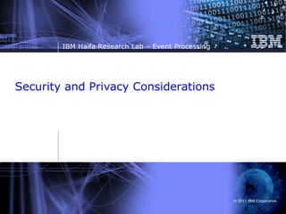 Security and Privacy Considerations 