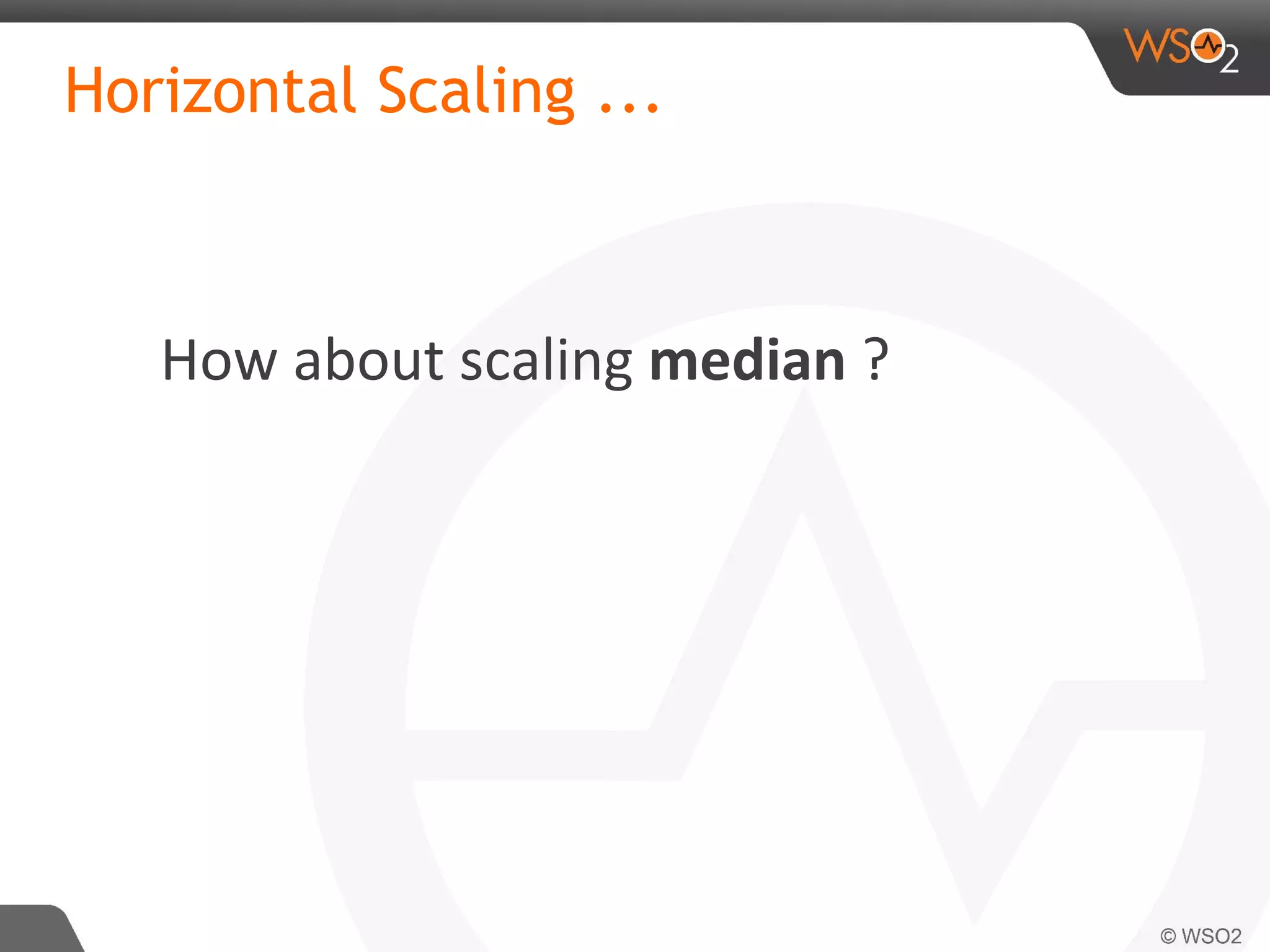 Horizontal Scaling ...
How about scaling median ?
 