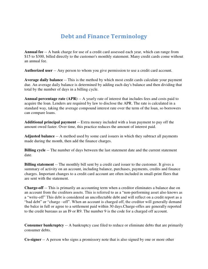 debt finance definition