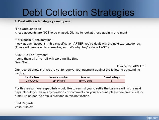 debt collection strategies