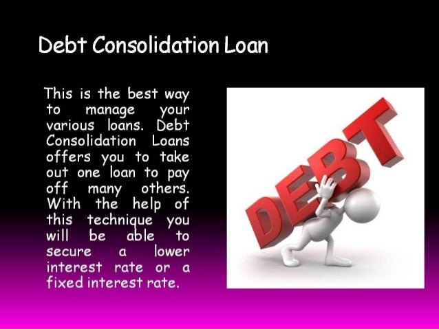 Debt consolidation loans for people with bad credit