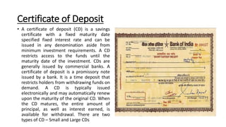 Debt instruments | PPTX