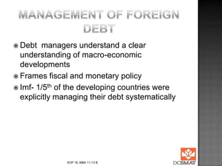 Debt Management | PPTX