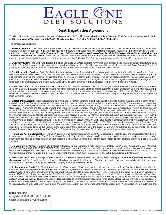 Debt relief agreement for jaime rea signed (2)
