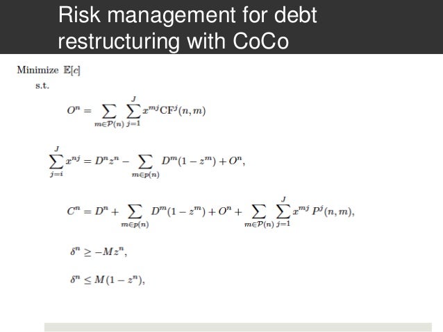 sovereign debt restructuring mechanism We need a fair and efficient sovereign debt restructuring mechanism for the same reasons that efficient capital markets depend on a balanced. sovereign debt restructuring mechanism We need a fair and efficient sovereign debt restructuring mechanism for the same reasons that efficient capital markets depend on a balanced.