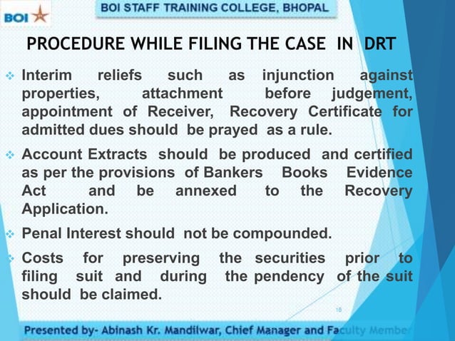 Debts Recovery Tribunals and Appellate Tribunals(DRT & DART) | PDF