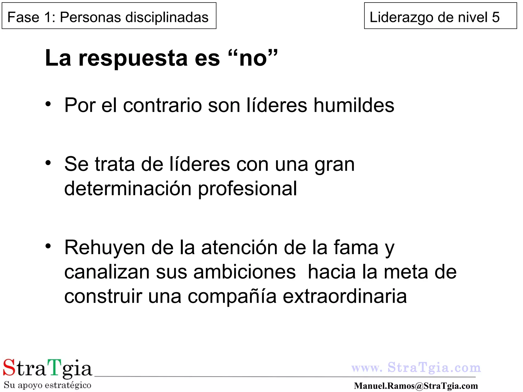 De Bueno A Excelente Fase I -StraTgia- | PPT