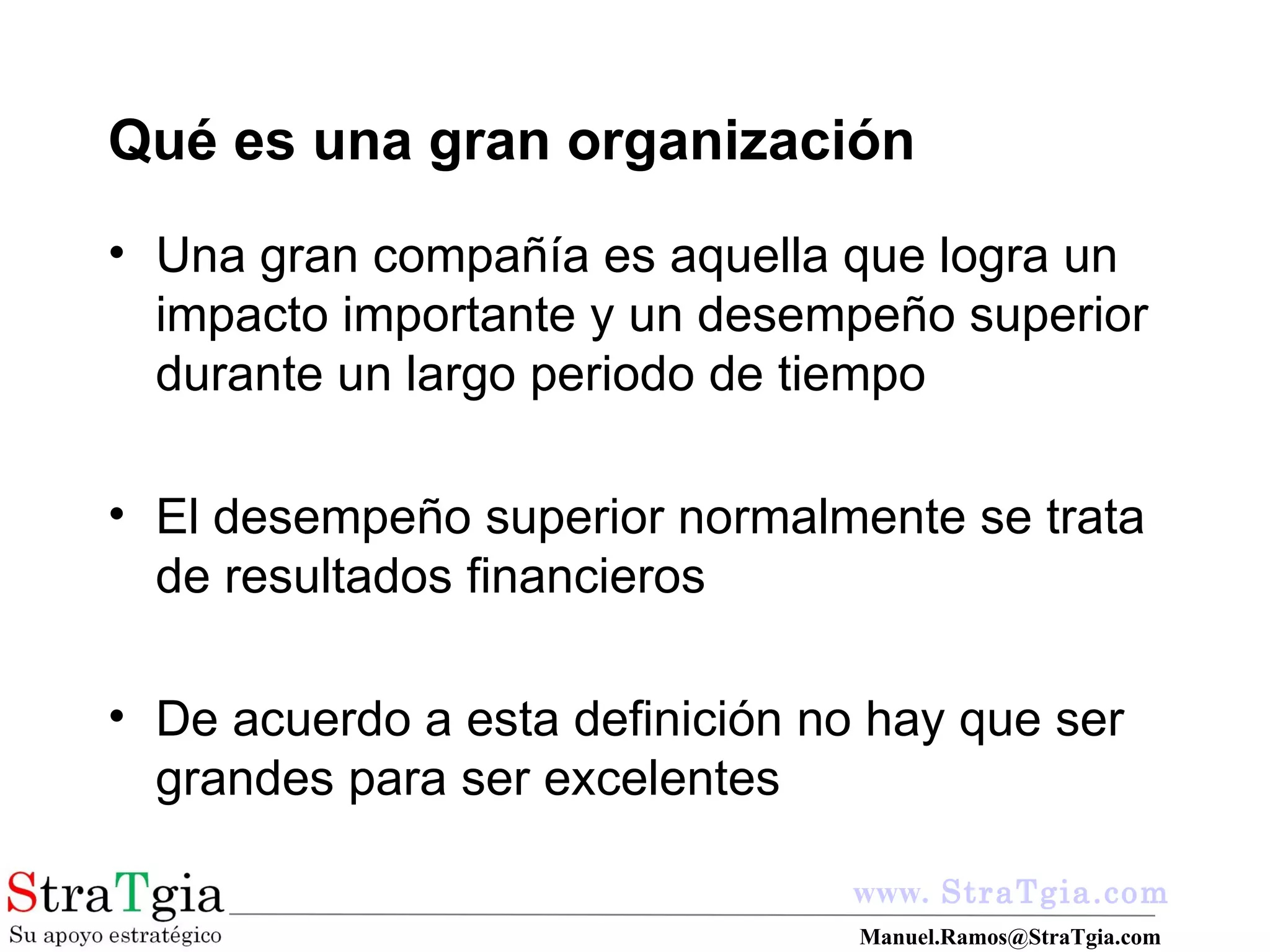 De Bueno A Excelente Fase I -StraTgia- | PPT