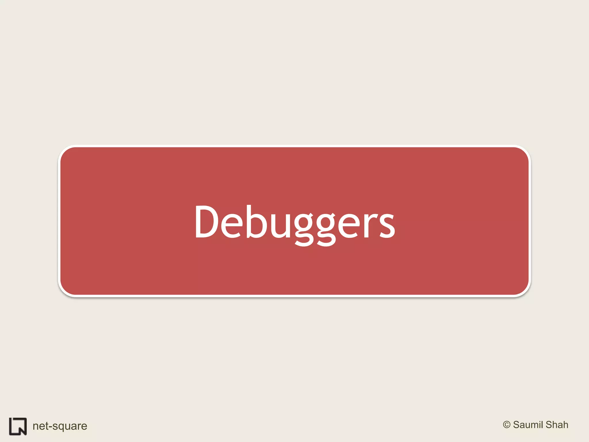 Debuggers