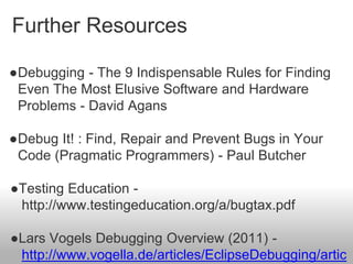 Debugging | PPT