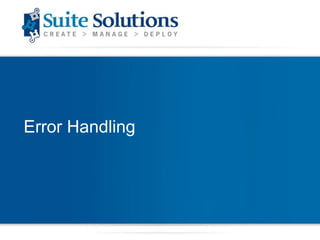 Error Handling 