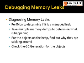 Debugging NET Applications With WinDBG | PPTX