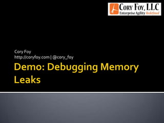 Debugging NET Applications With WinDBG | PPTX
